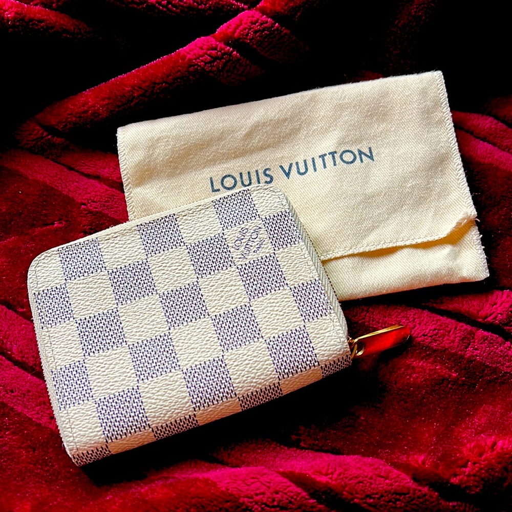 Louis Vuitton Damier Azur Small Zippy Coin Purse